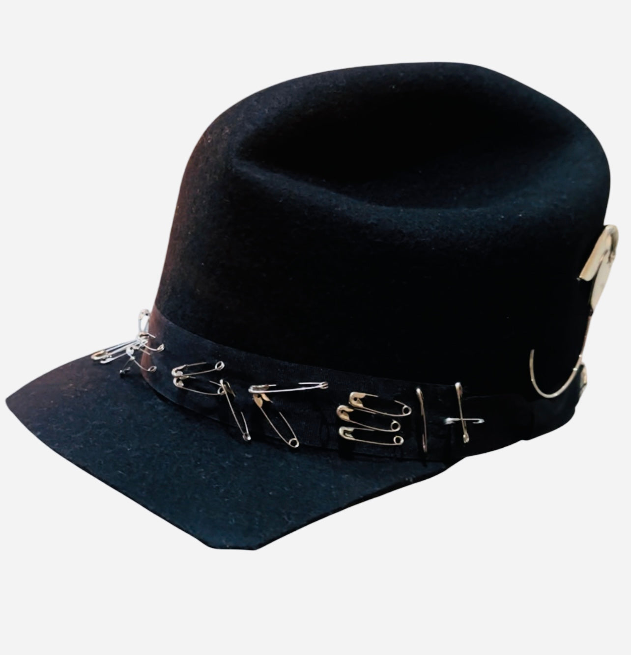 Pin Strapped Fedora Cap