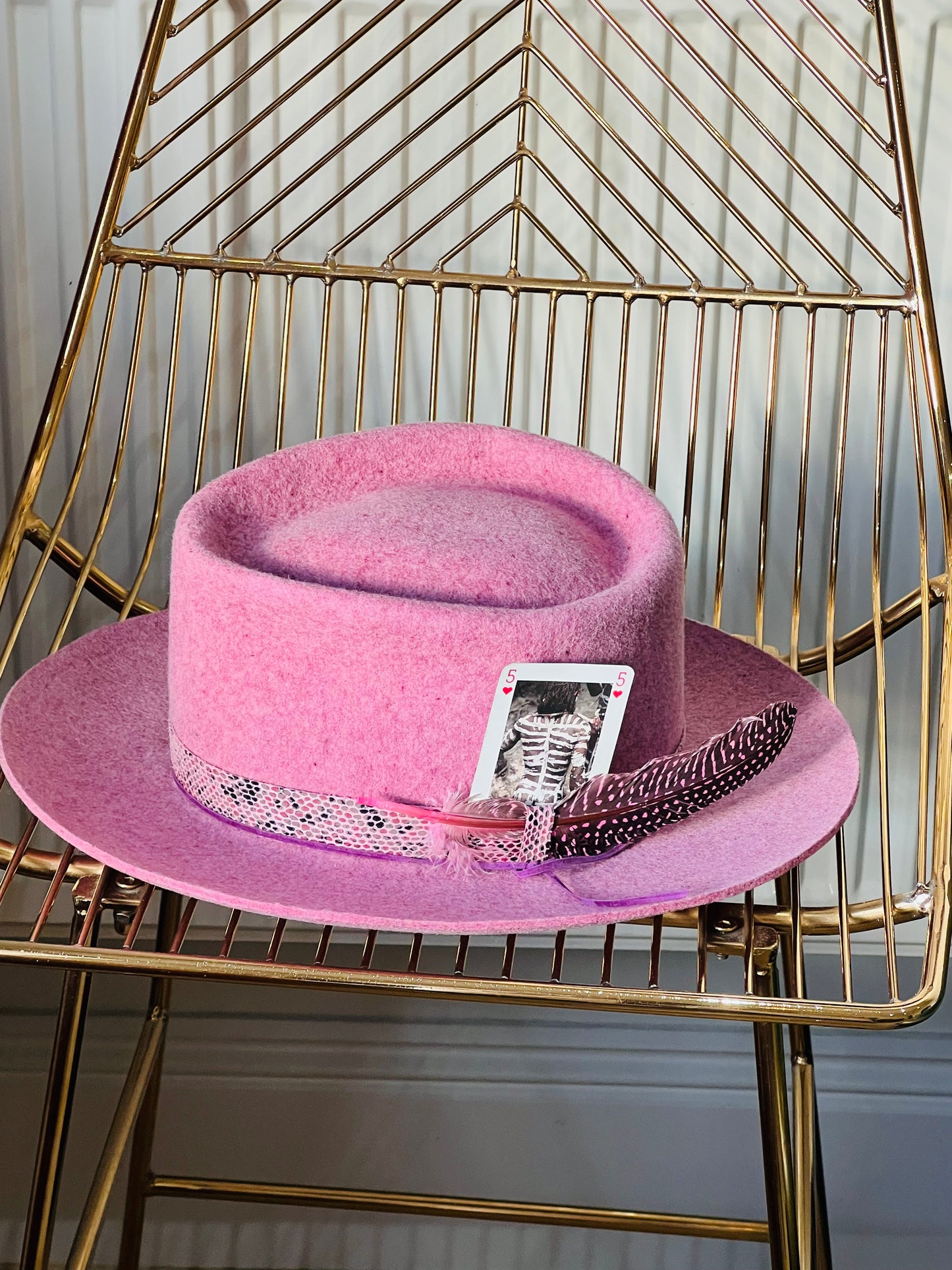 Asymmetry Dusty Pink Confetti