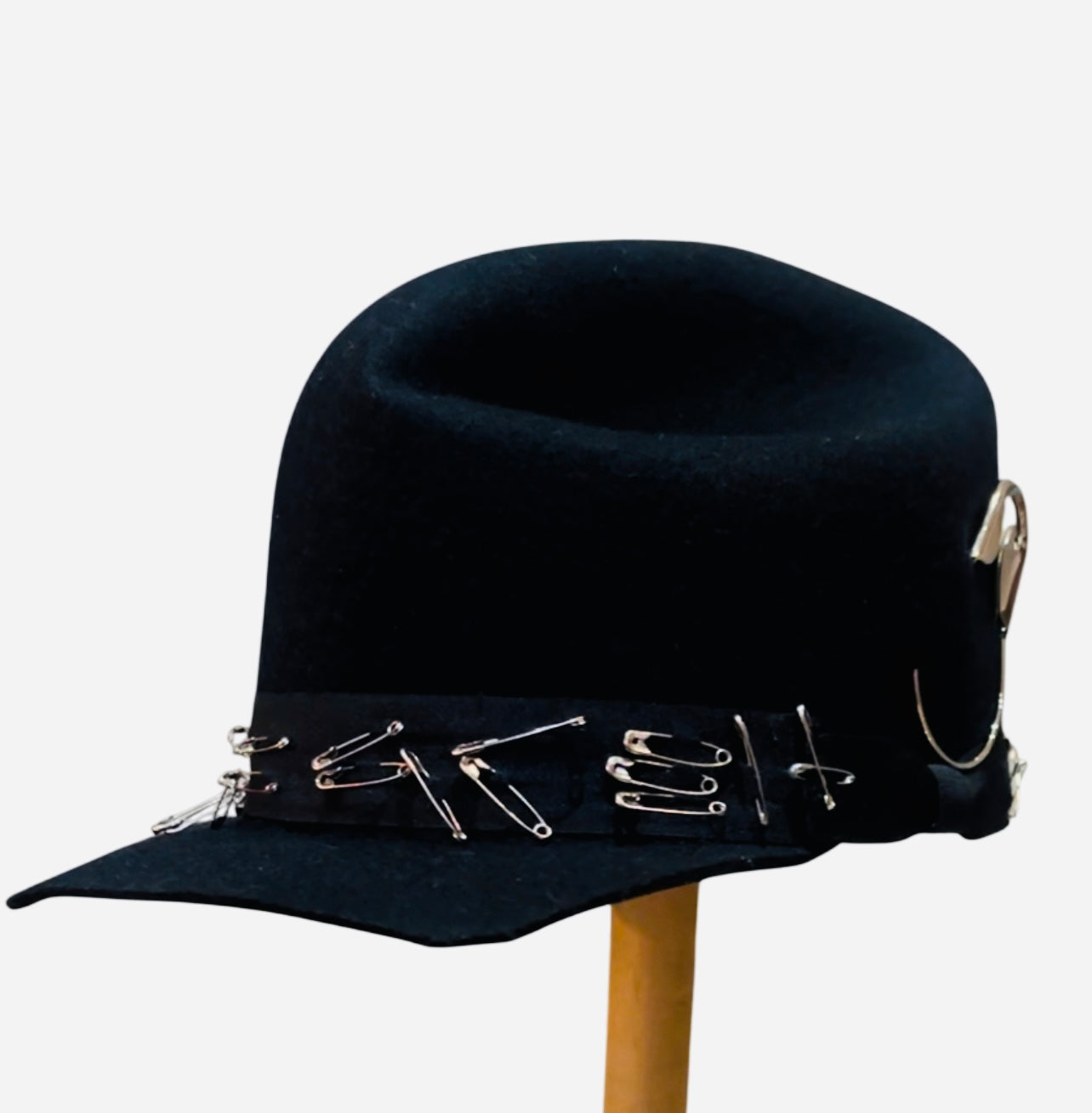 Pin Strapped Fedora Cap