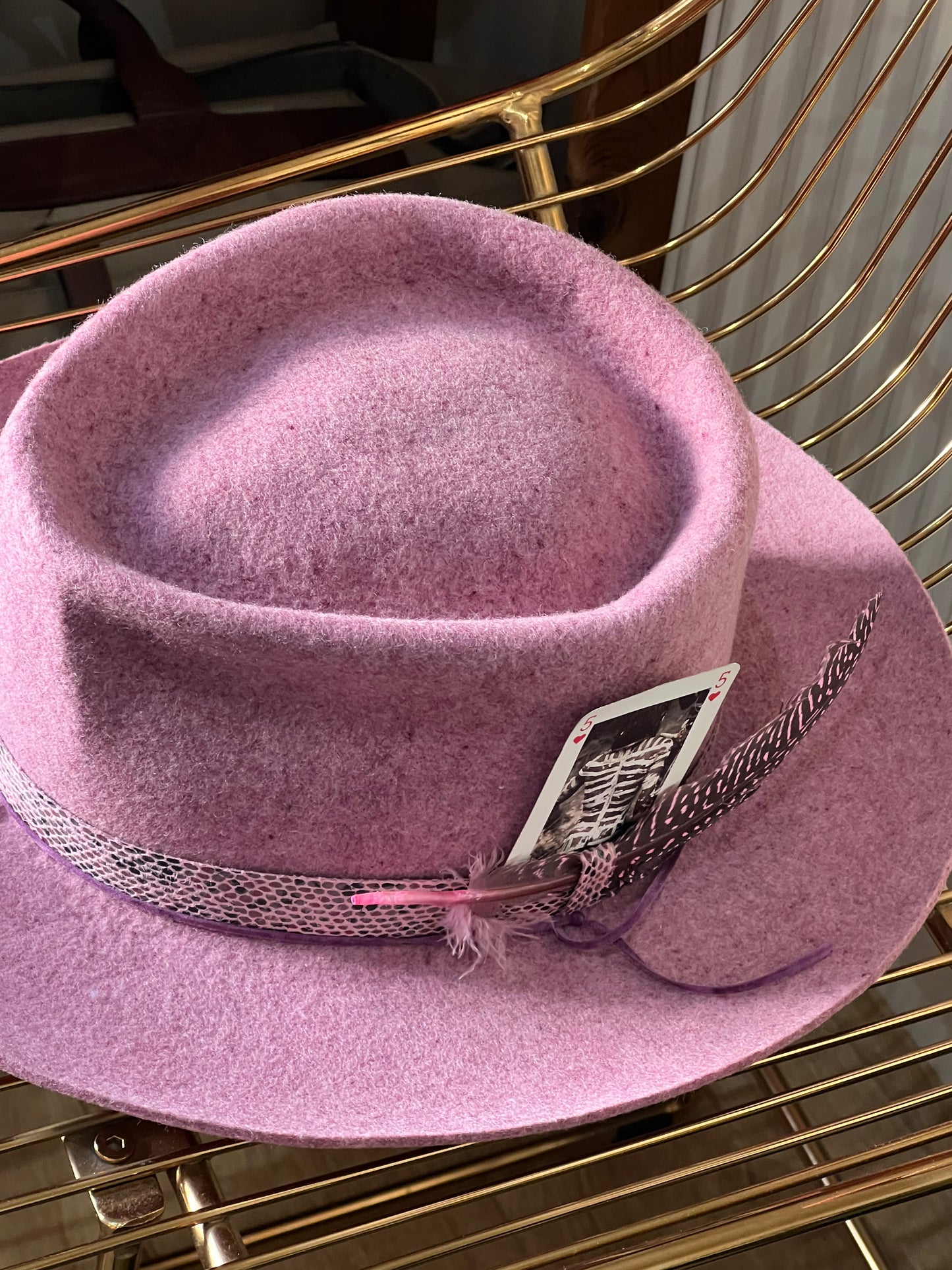 Asymmetry Dusty Pink Confetti