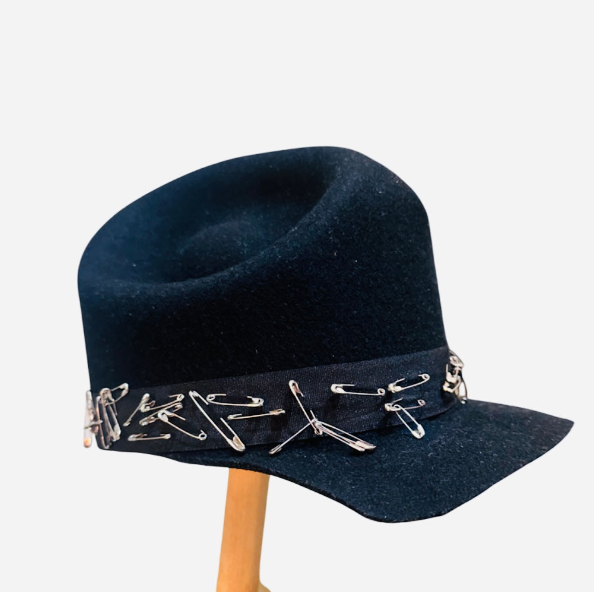 Pin Strapped Fedora Cap