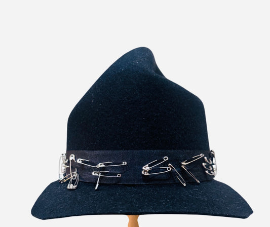 Pin Strapped Fedora Cap